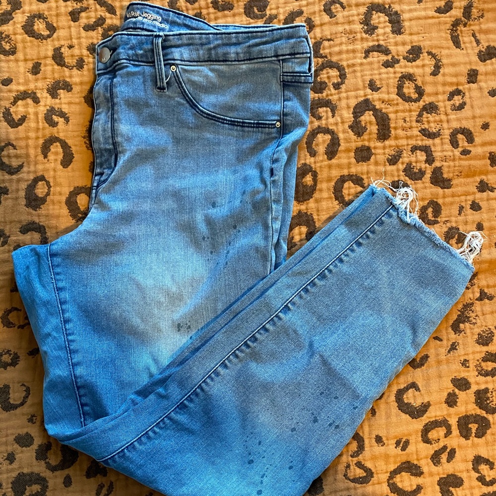 Missimo Supply Company Splatter Mid-Rise Jegging